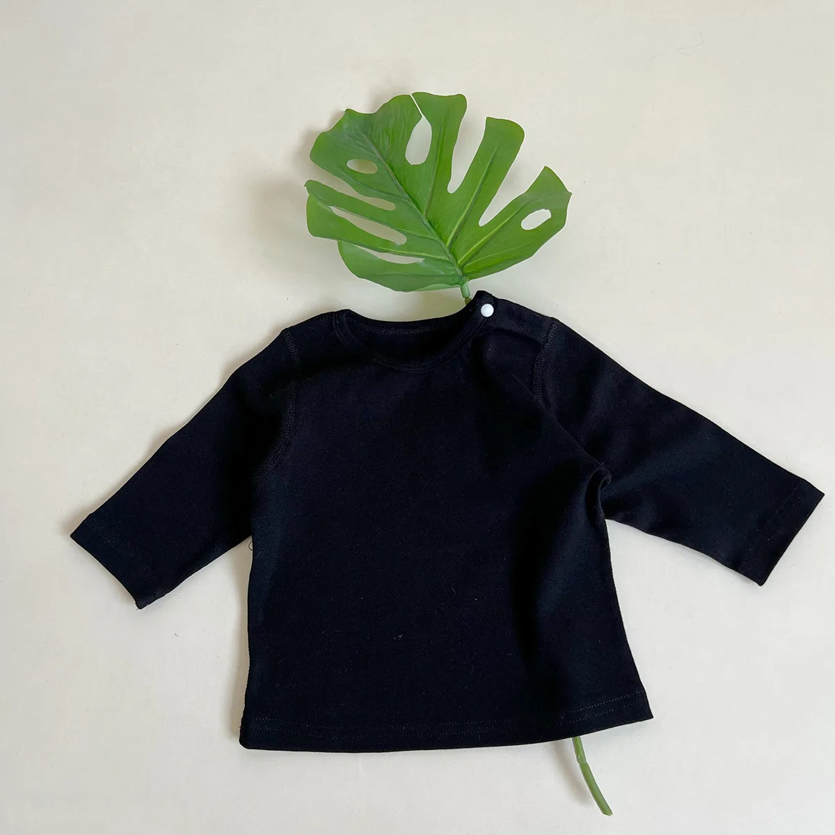 2025 Autumn New Baby Long Sleeve T Shirts Infant Boy Cotton Bottoming Shirts Solid Toddler Girl T Shirts Kids Tee Baby Clothes