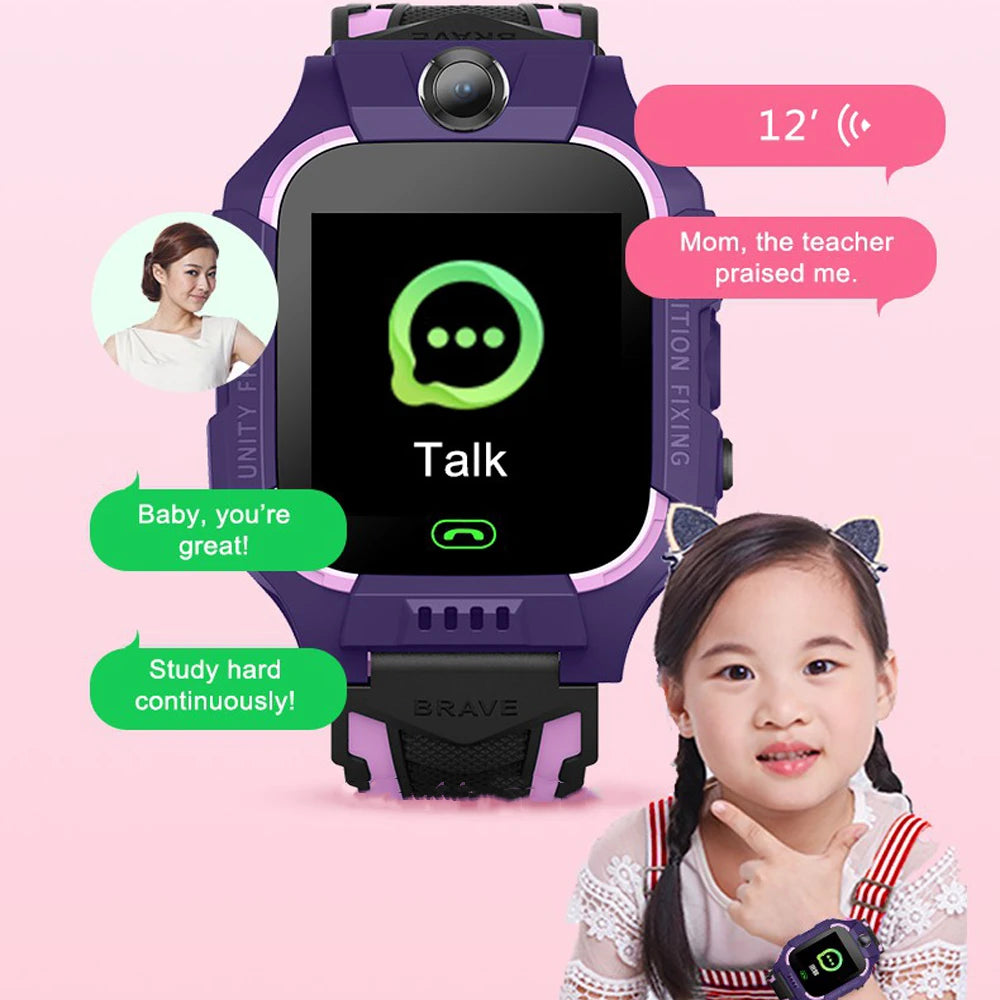 Children's Wristwatch Kids Smart Watch 2g Sim Card Smartwatch for Children Sos Call Phone Camera Voice Chat Photo Boy Girl Gift