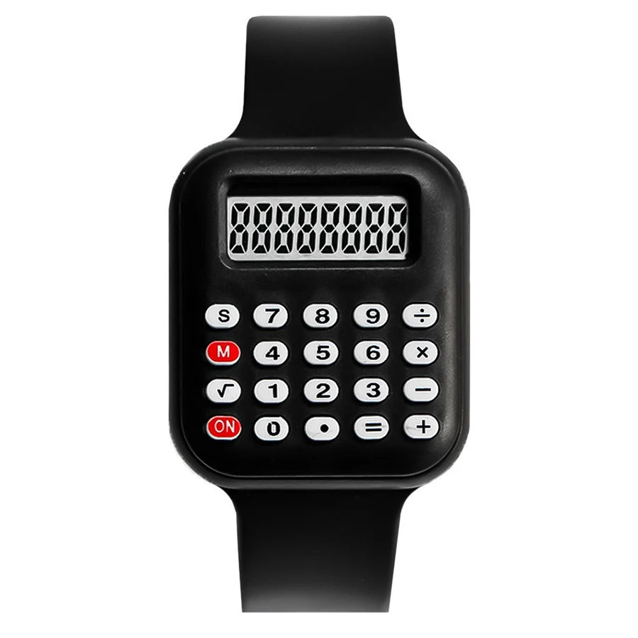 Creative Kids Watch Cartoon LED Digital Watch Calculator Function Sports Electronic Watch for Boys Girls Kids Student Gift Clock