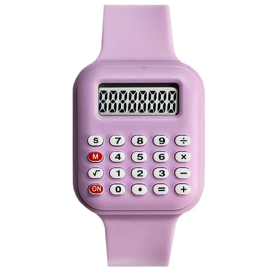 Creative Kids Watch Cartoon LED Digital Watch Calculator Function Sports Electronic Watch for Boys Girls Kids Student Gift Clock