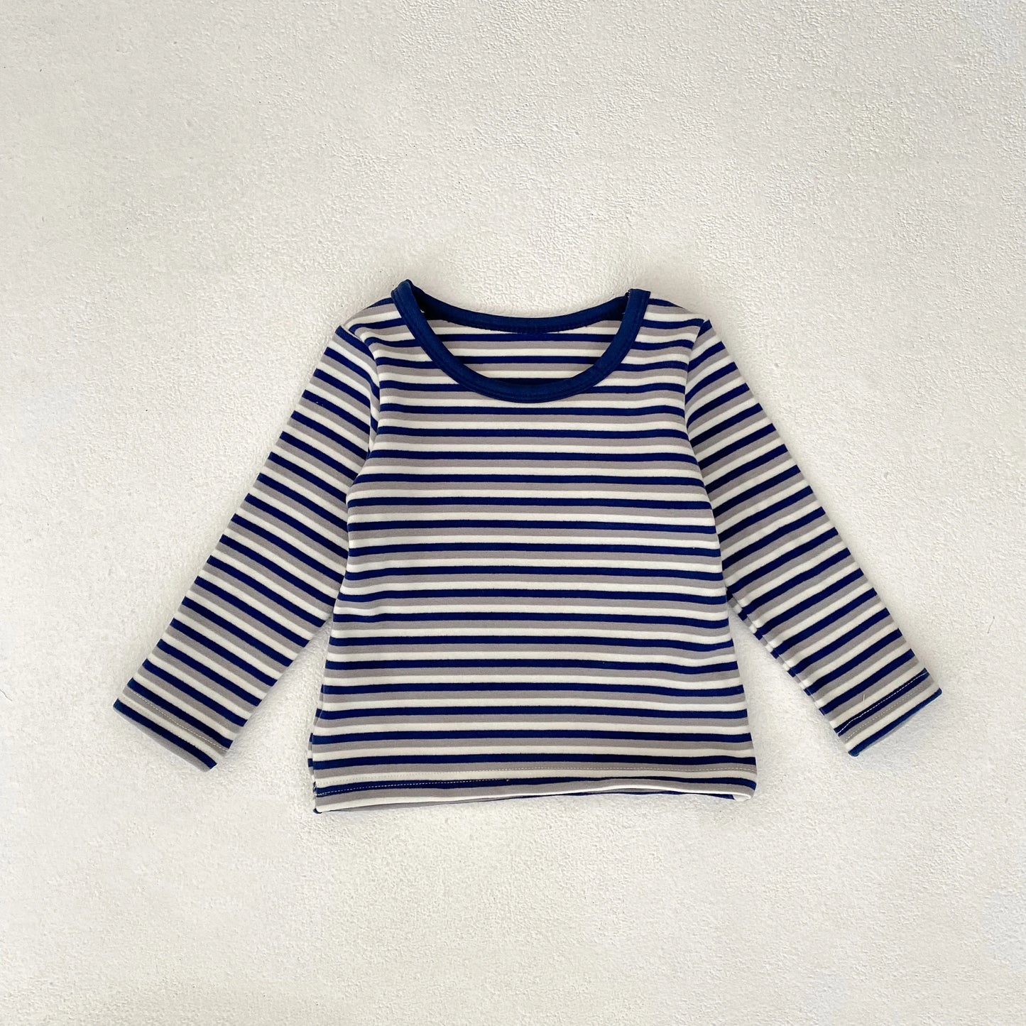 Autumn new 0-3 year old baby clothing, cute boys and girls striped long sleeved top+overalls, sold separately