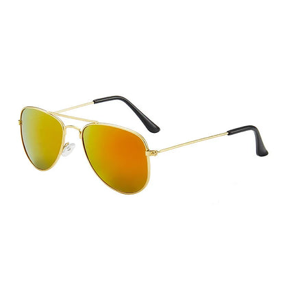 2019 Sunglasses new fashion baby kids boy girl Pilot sunglasses metal frame goggles glasses for kids children