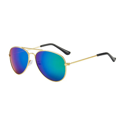 2019 Sunglasses new fashion baby kids boy girl Pilot sunglasses metal frame goggles glasses for kids children