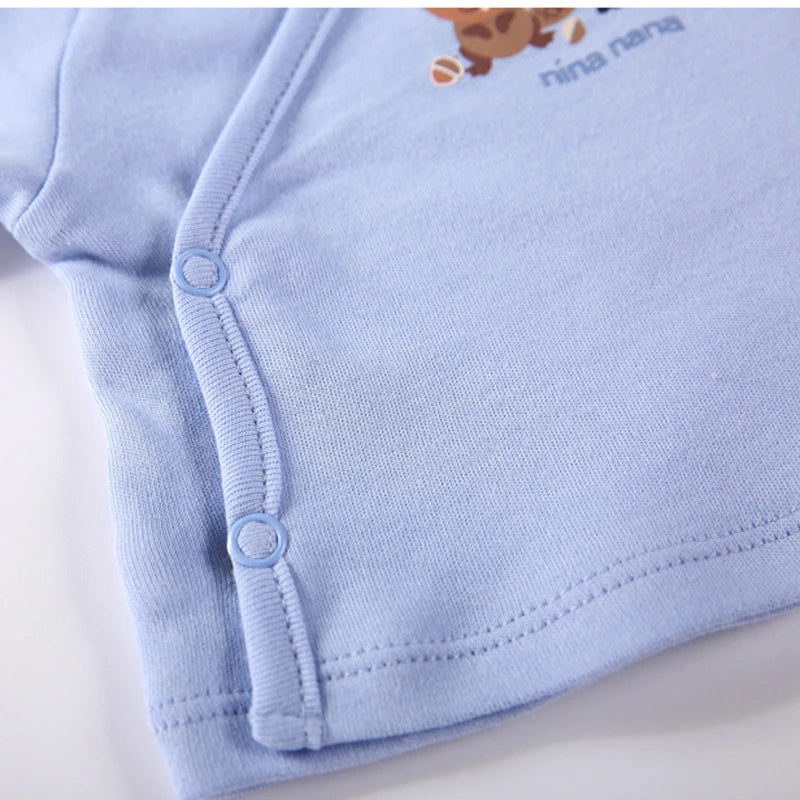 Baby clothes newborn clothing long sleeves t-shirt baby boy clothes girl clothes kids t-shirt front opening baby t shirt clothes