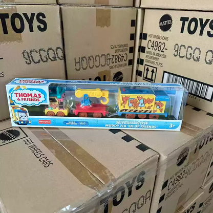 Thomas And Friends Magnetic Trains Locomotive Compartment Set With Gordon And Henry - Kids Model Car Toys No Battery Required