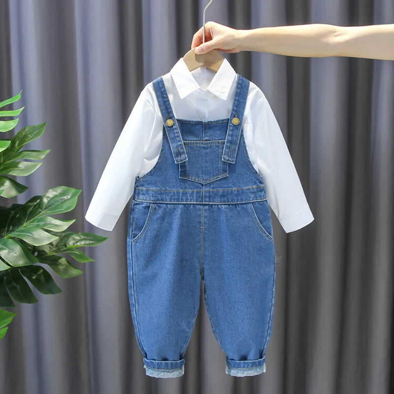 2024 Summer Boys Fashion Versatile Solid Color Waist Tie Backband Pants Mosquito proof Pants/Jeans 1-6 Years Old