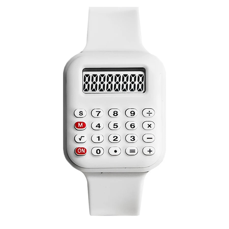 Creative Kids Watch Cartoon LED Digital Watch Calculator Function Sports Electronic Watch for Boys Girls Kids Student Gift Clock