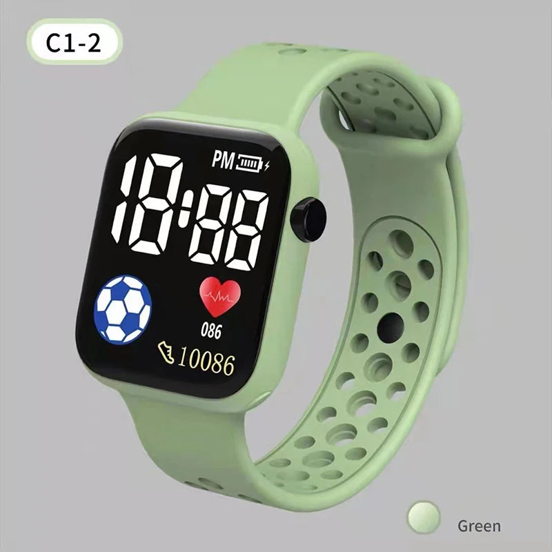 Creative Kids Watch Cartoon LED Digital Watch Calculator Function Sports Electronic Watch for Boys Girls Kids Student Gift Clock