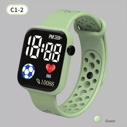 Creative Kids Watch Cartoon LED Digital Watch Calculator Function Sports Electronic Watch for Boys Girls Kids Student Gift Clock