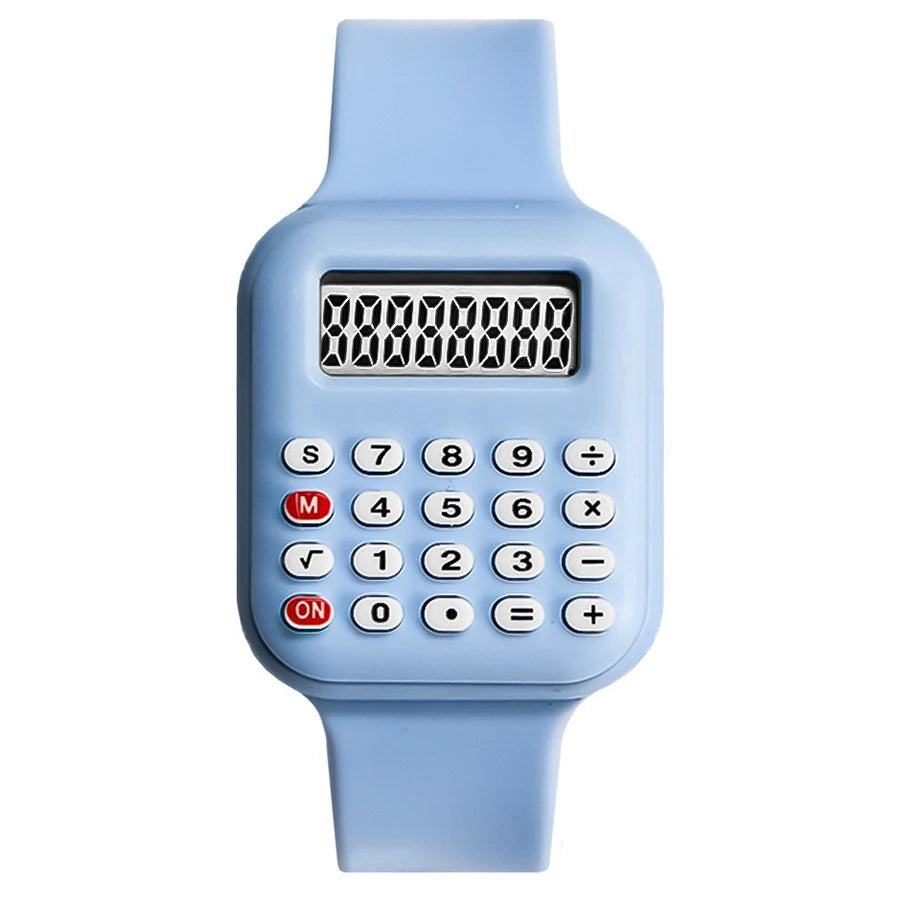 Creative Kids Watch Cartoon LED Digital Watch Calculator Function Sports Electronic Watch for Boys Girls Kids Student Gift Clock