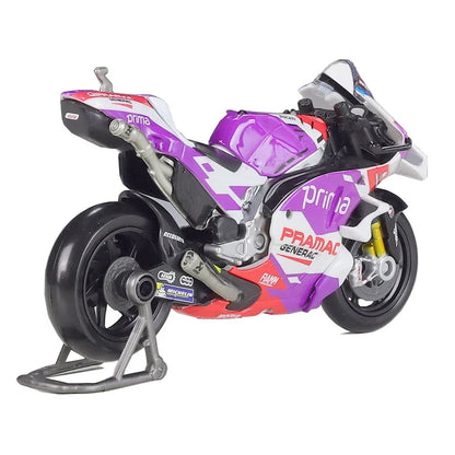 Maisto 1:18 2022 Ducati Pramac Racing #5 Zarco #89 Martin Licensed Simulation Alloy Motorcycle Model Car Christmas Toy Gifts