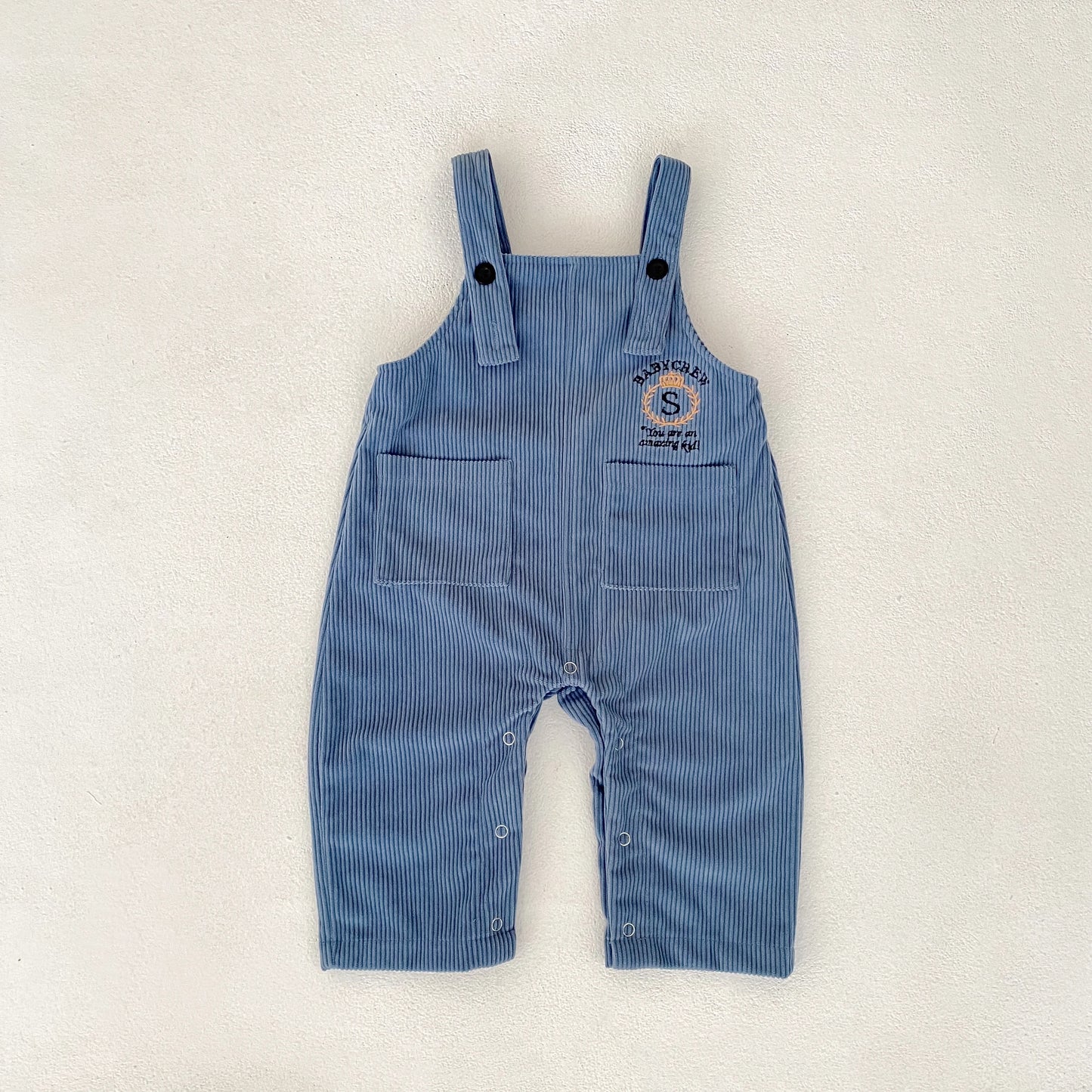 Autumn new 0-3 year old baby clothing, cute boys and girls striped long sleeved top+overalls, sold separately