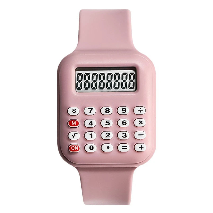 Creative Kids Watch Cartoon LED Digital Watch Calculator Function Sports Electronic Watch for Boys Girls Kids Student Gift Clock