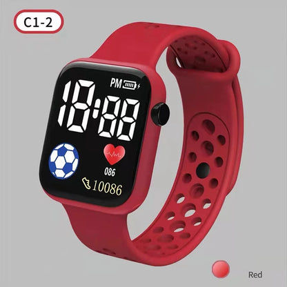 Creative Kids Watch Cartoon LED Digital Watch Calculator Function Sports Electronic Watch for Boys Girls Kids Student Gift Clock