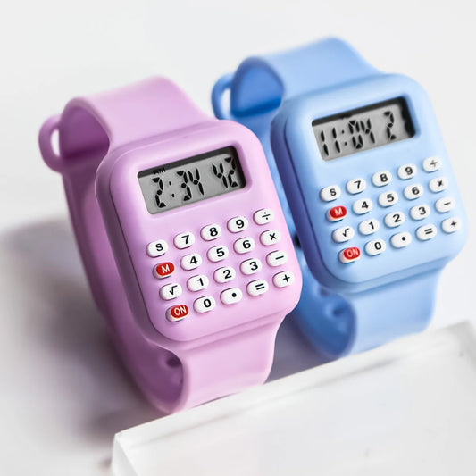 Creative Kids Watch Cartoon LED Digital Watch Calculator Function Sports Electronic Watch for Boys Girls Kids Student Gift Clock