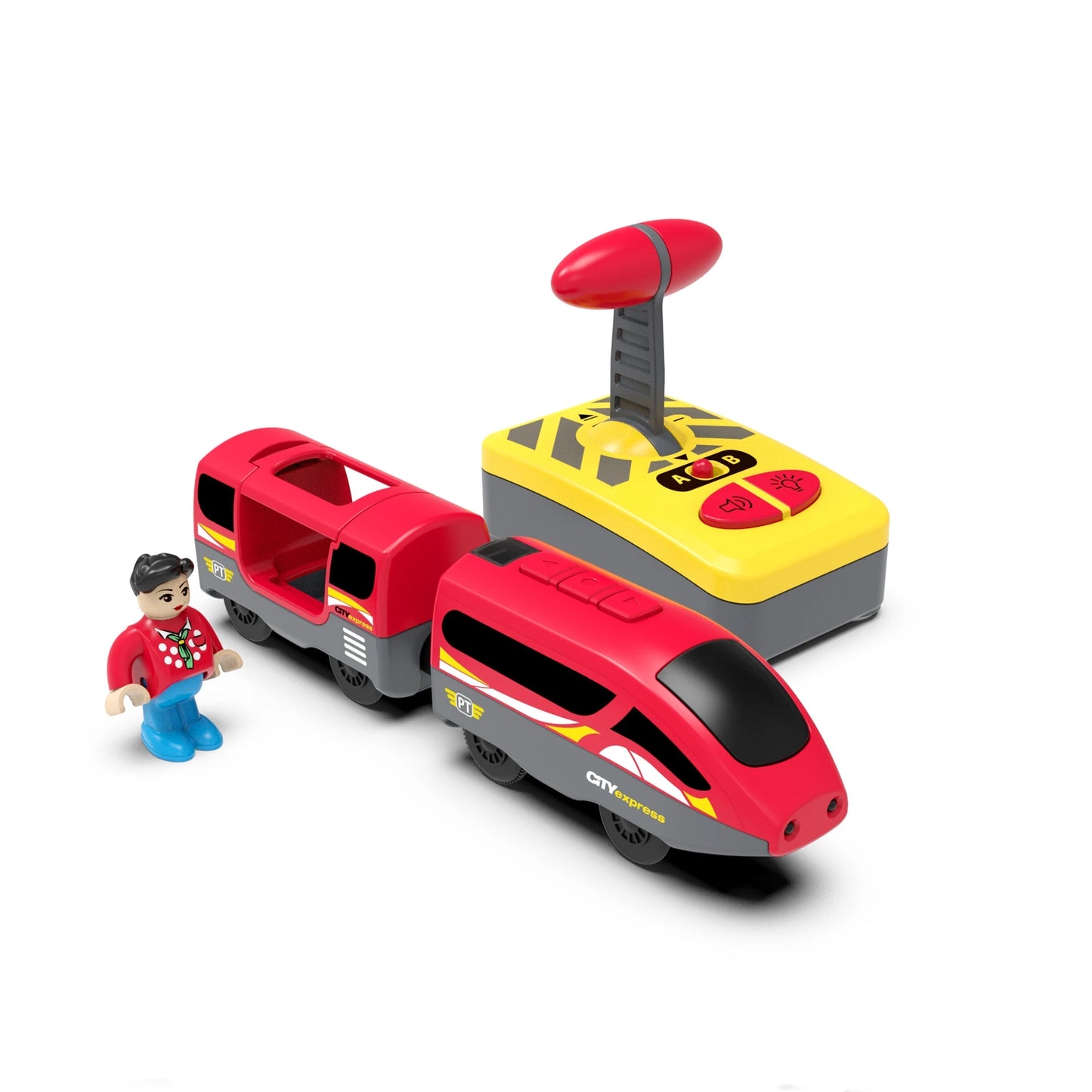 Magnetic Slot Diecast Car RC Electric Train Track Sets Fit for All Wood Railway Track Accessories Christmas Gift for Children