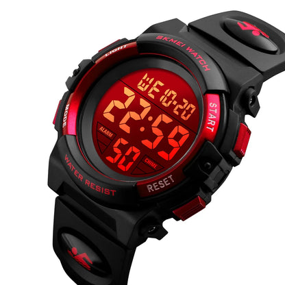 Children LED Electronic Digital Watch Chronograph Clock Sport Watches 5Bar Waterproof Kids Wristwatches For Boys Girls